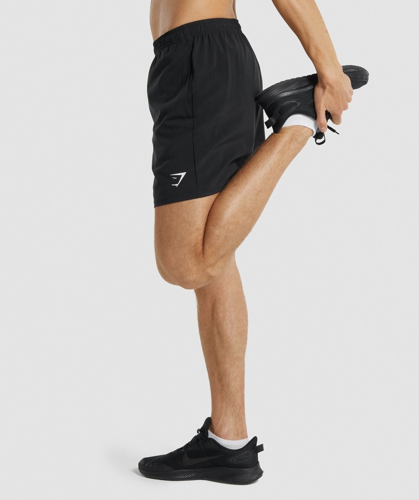 Black Men's Gymshark Arrival Shorts | USA-90183