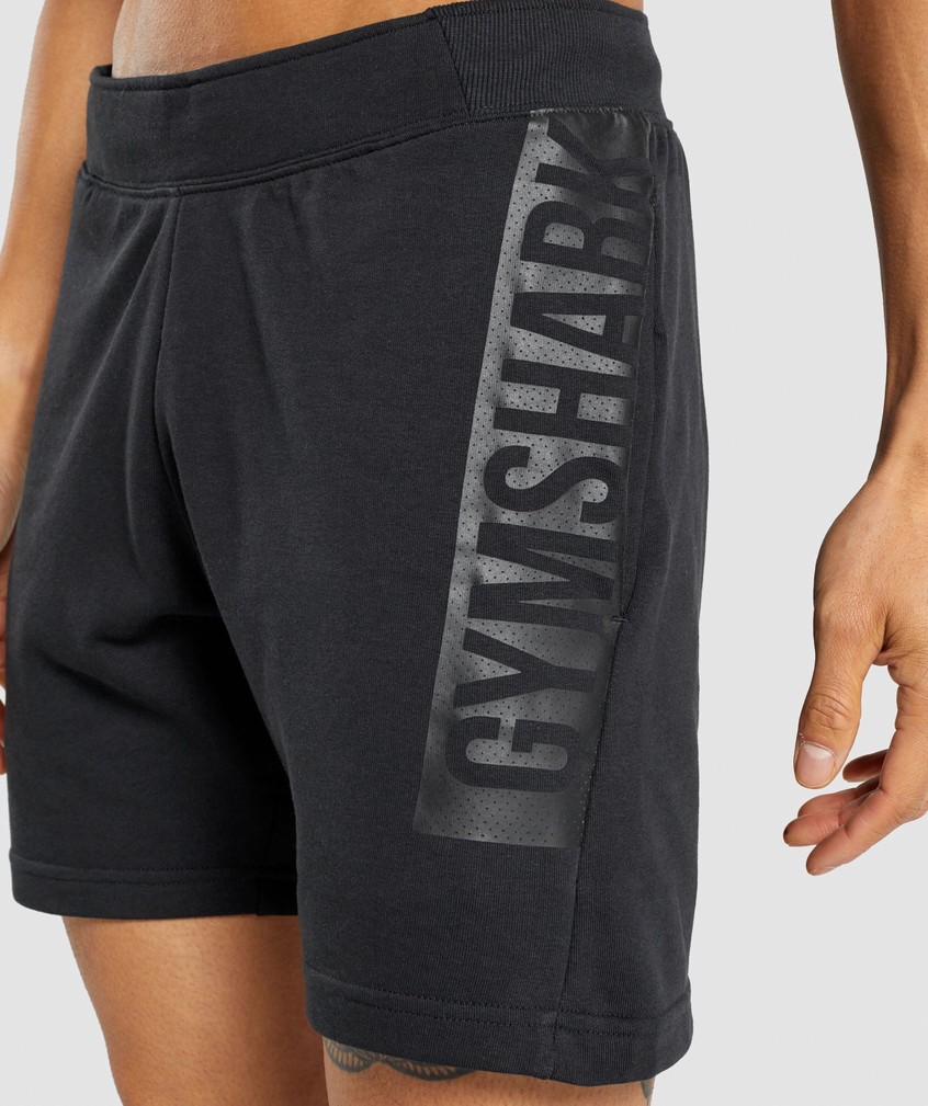 Black Men's Gymshark Bold Shorts | USA-78916