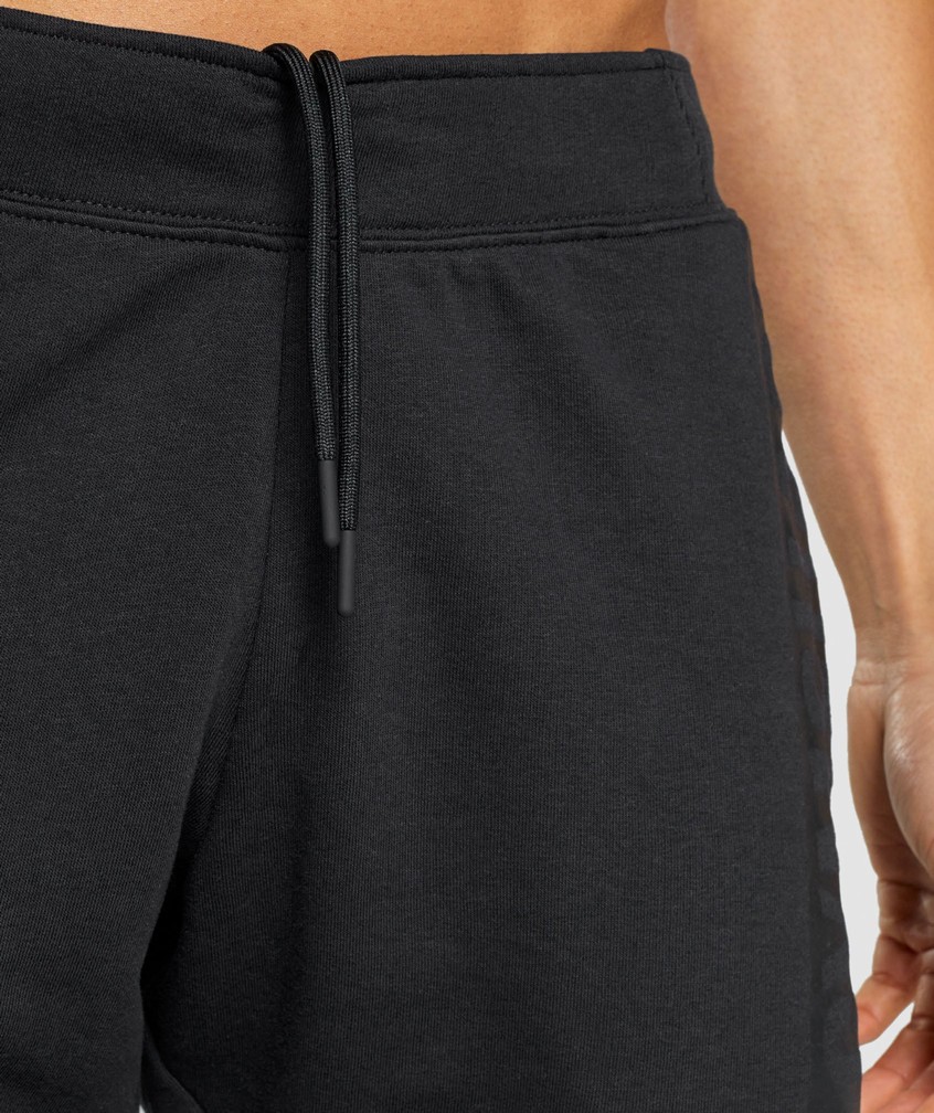 Black Men's Gymshark Bold Shorts | USA-78916