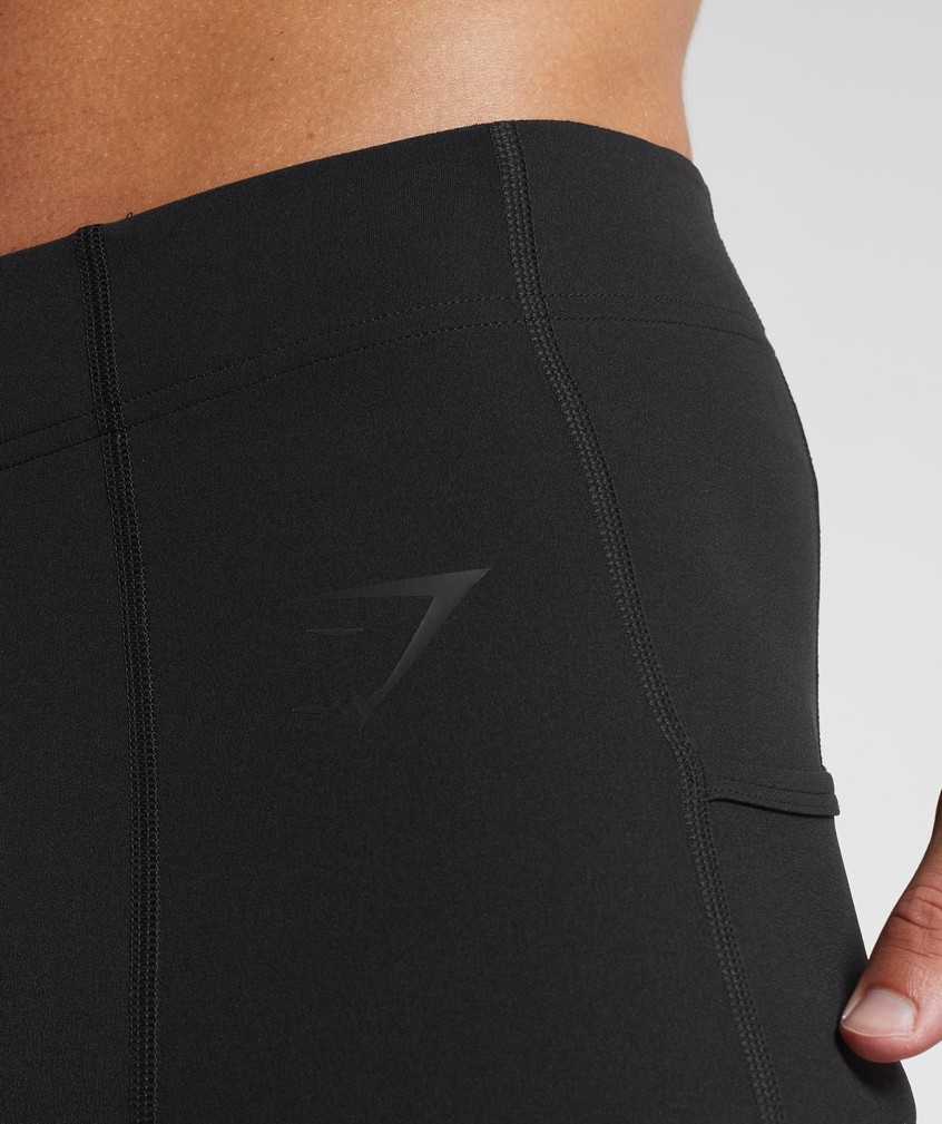 Black Men's Gymshark Control Baselayer Leggings | USA-86473