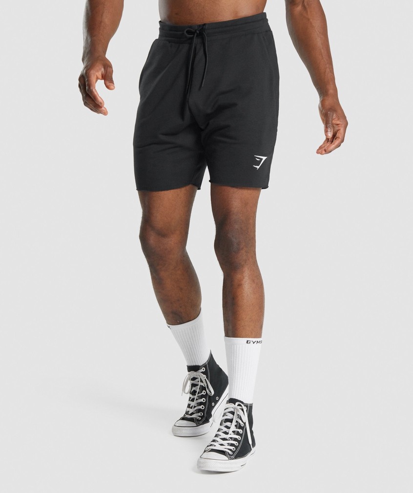 Black Men\'s Gymshark Critical Shorts | USA-41263