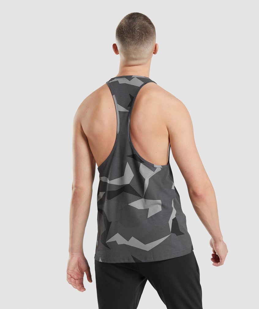 Black Men's Gymshark Critical Stringer | USA-35780