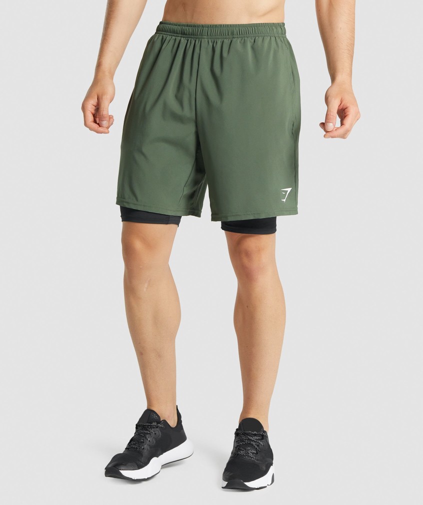 Black Men's Gymshark Element Baselayer Shorts | USA-61549