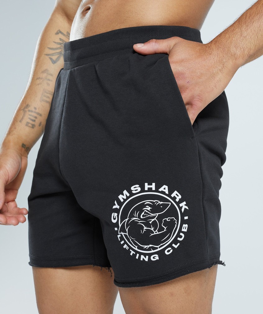 Black Men's Gymshark Legacy Shorts | USA-24610