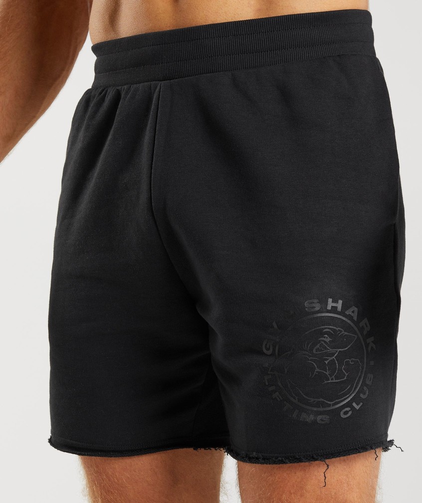 Black Men's Gymshark Legacy Shorts | USA-94827