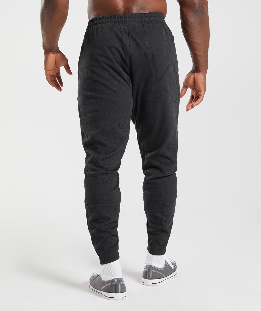 Black Men's Gymshark Power Joggers | USA-93562