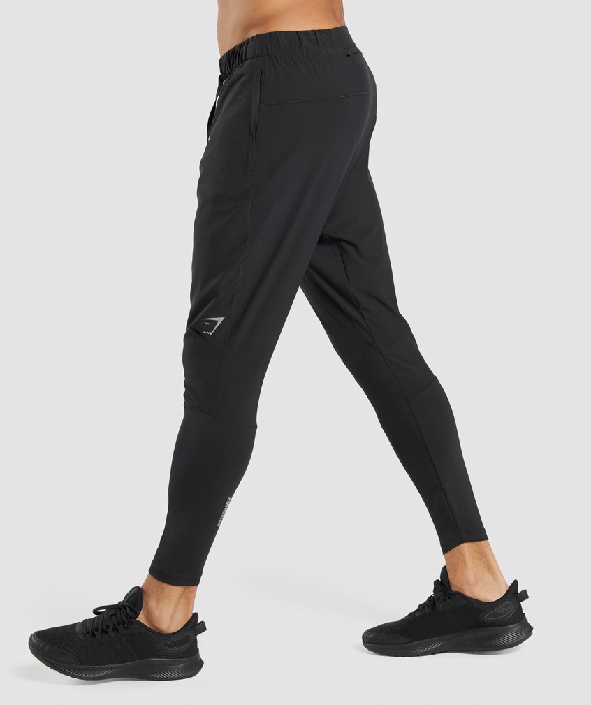 Black Men's Gymshark Speed Joggers | USA-48932