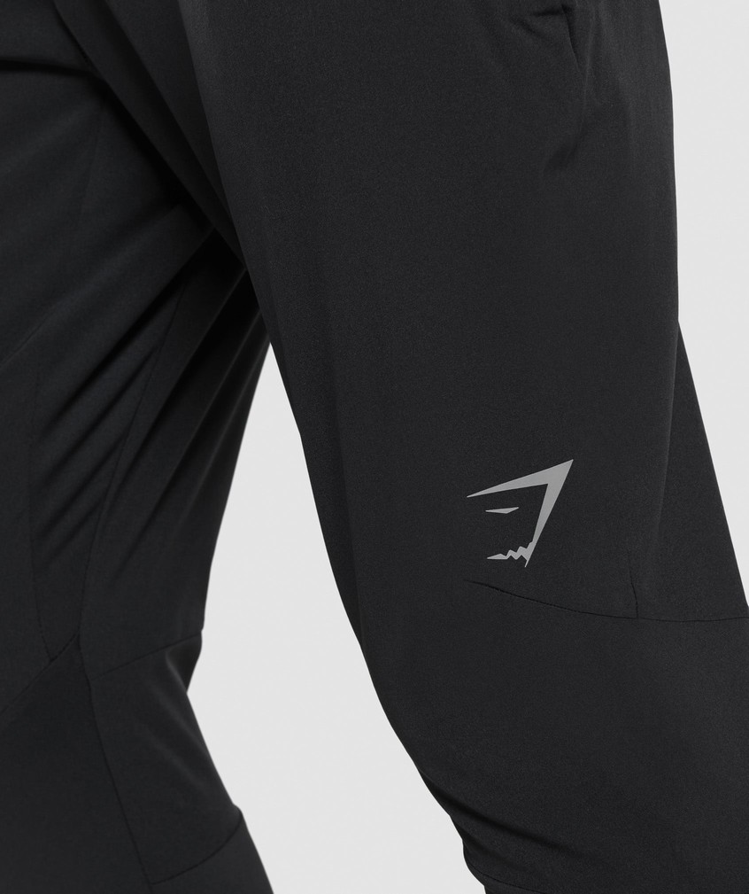 Black Men's Gymshark Speed Joggers | USA-48932