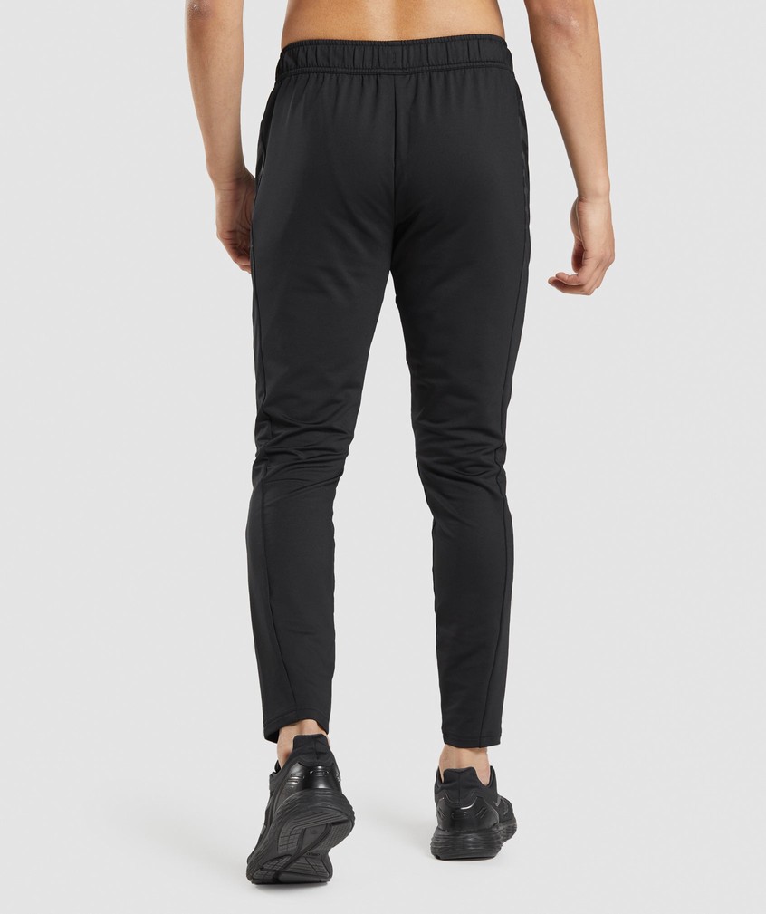 Black Men's Gymshark Sport Stripe Joggers | USA-14685