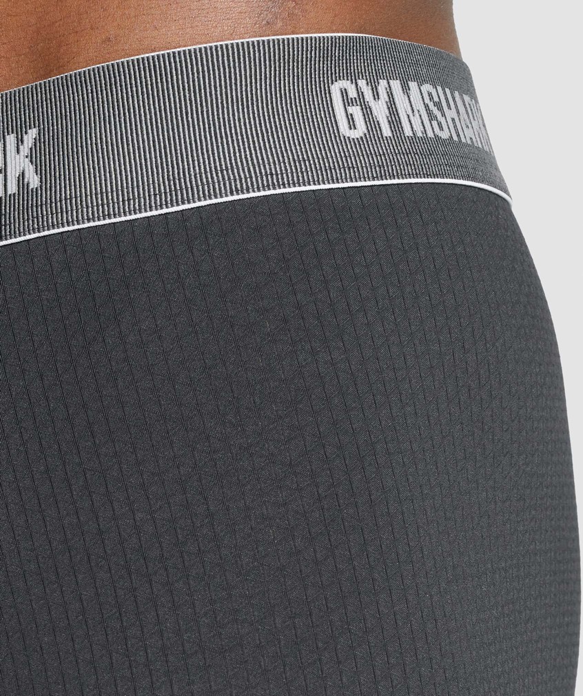 Black Men's Gymshark Sports Tech Boxers 2Pk Panties | USA-89752