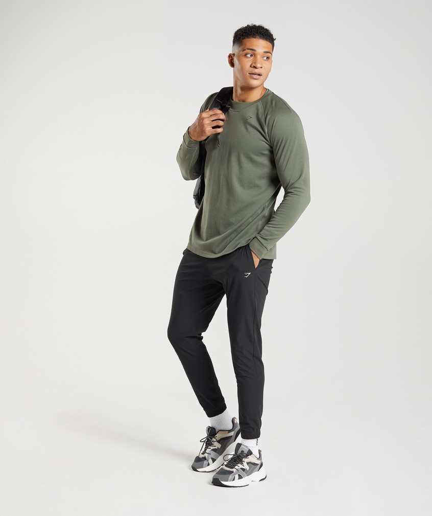 Black Men's Gymshark Studio Joggers | USA-12980