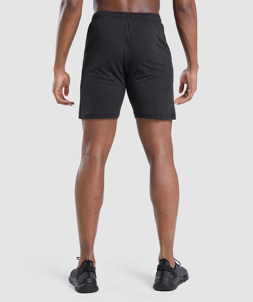 Black Men's Gymshark Vital Light Shorts | USA-10894