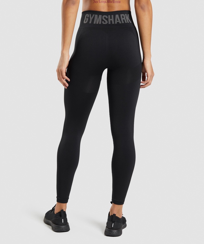 Black Women's Gymshark Flex High Waisted Leggings | USA-18769