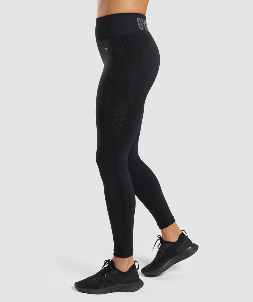 Black Women's Gymshark Flex High Waisted Leggings | USA-18769