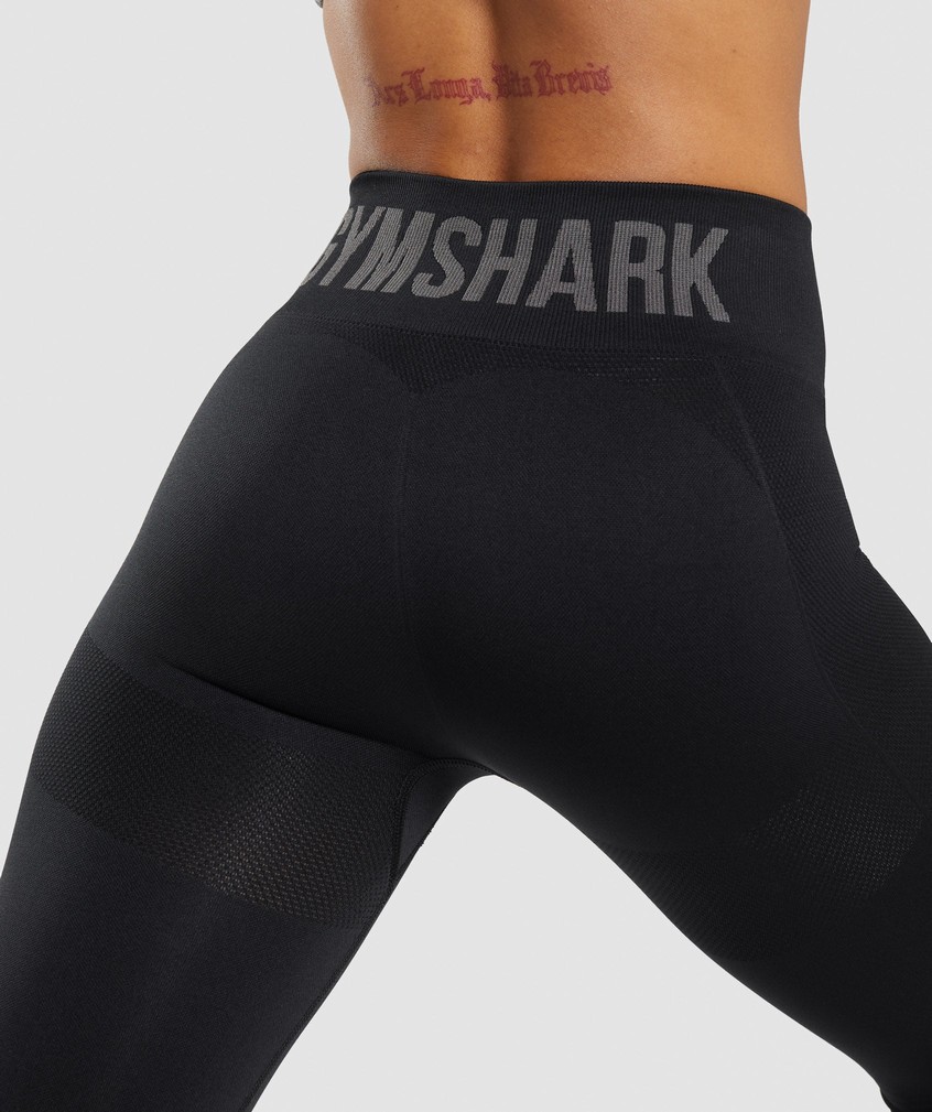 Black Women's Gymshark Flex High Waisted Leggings | USA-18769