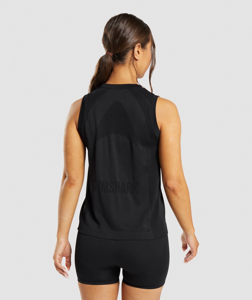 Black Women's Gymshark Flex Loose Top Tank | USA-60293