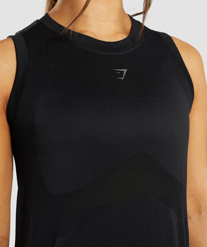 Black Women's Gymshark Flex Loose Top Tank | USA-60293