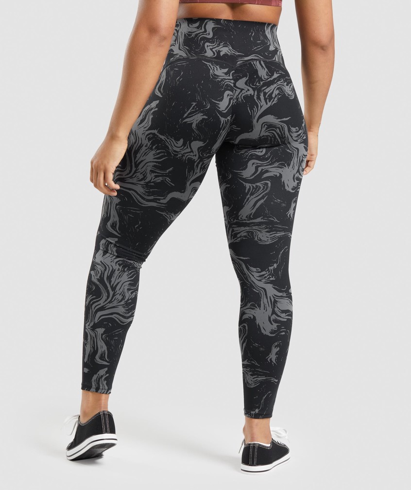 Black Women's Gymshark GS Power High Rise Leggings | USA-07548