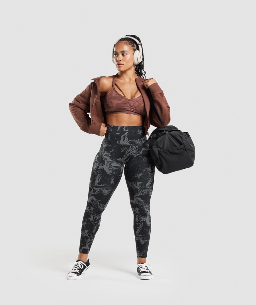 Black Women's Gymshark GS Power High Rise Leggings | USA-07548