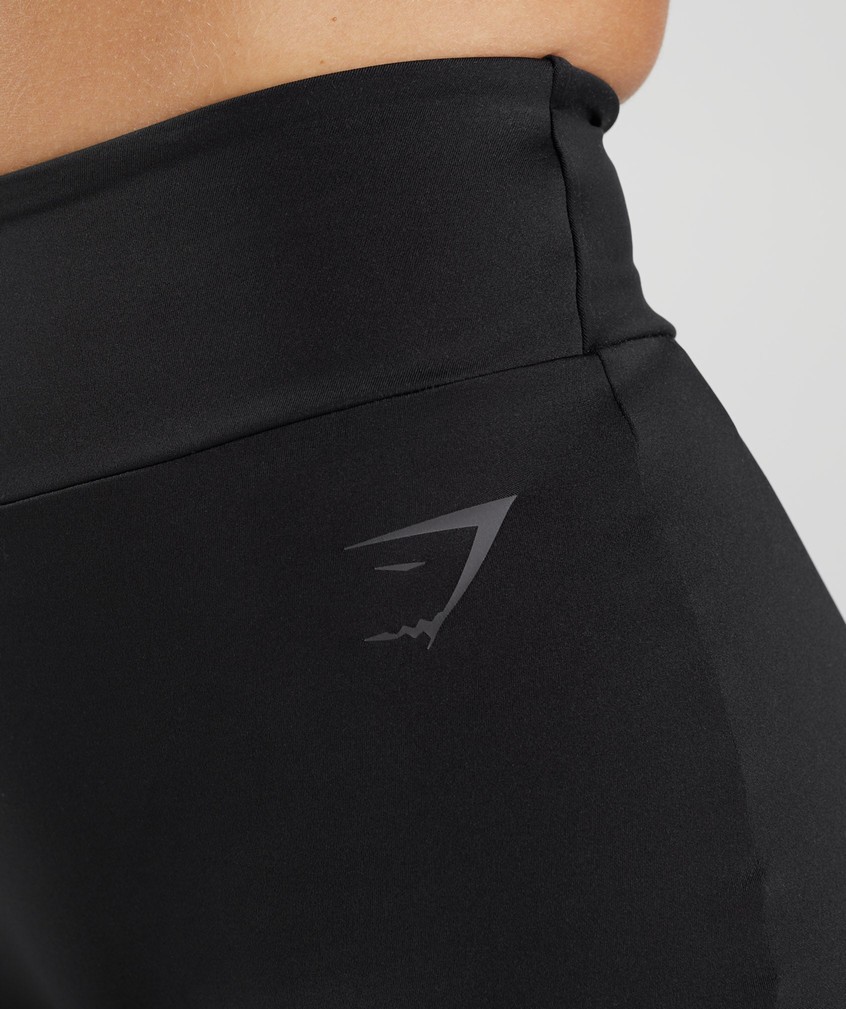 Black Women's Gymshark GS Power Original Tight Shorts | USA-61295