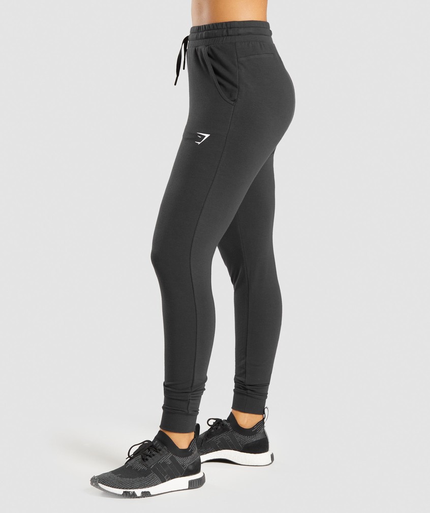 Black Women's Gymshark Pippa Training Joggers | USA-03914