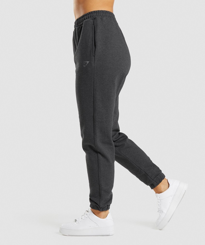 Black Women's Gymshark Rest Day Sweats Joggers | USA-27035