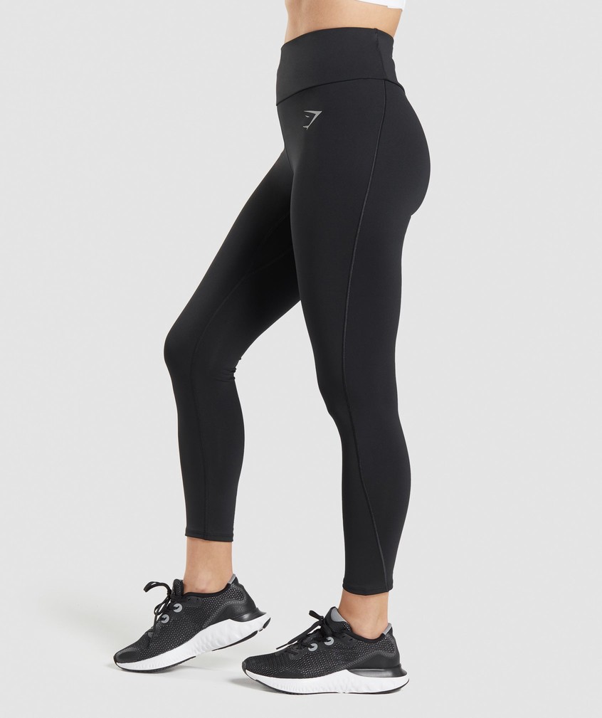 Black Women's Gymshark Speed Leggings | USA-02316