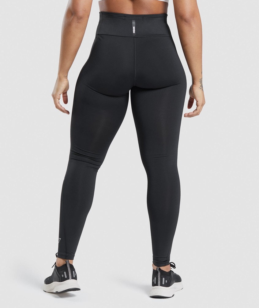 Black Women's Gymshark Speed Leggings | USA-93480