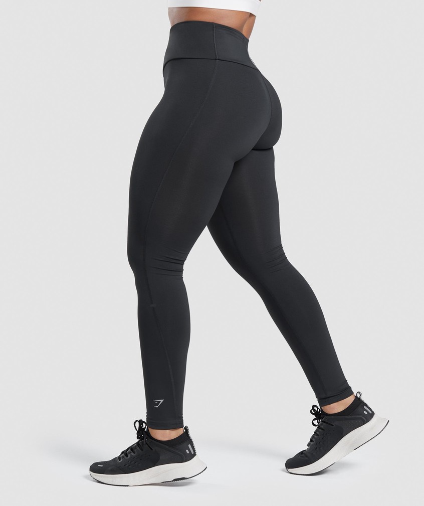 Black Women's Gymshark Speed Leggings | USA-93480