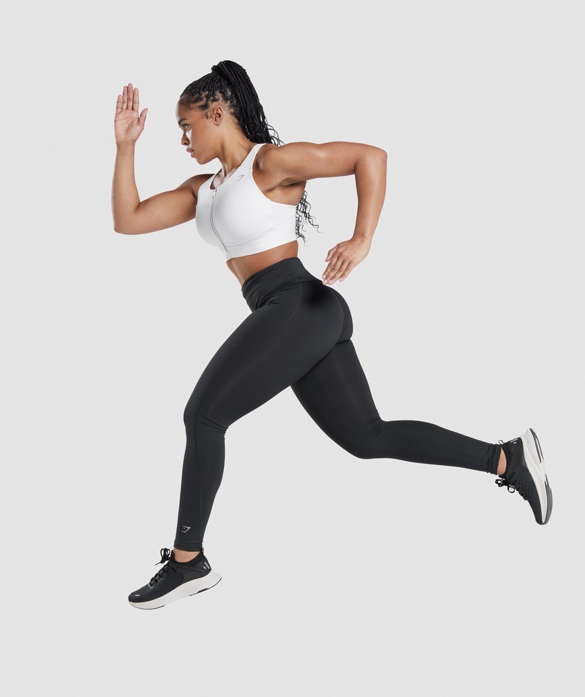 Black Women's Gymshark Speed Leggings | USA-93480