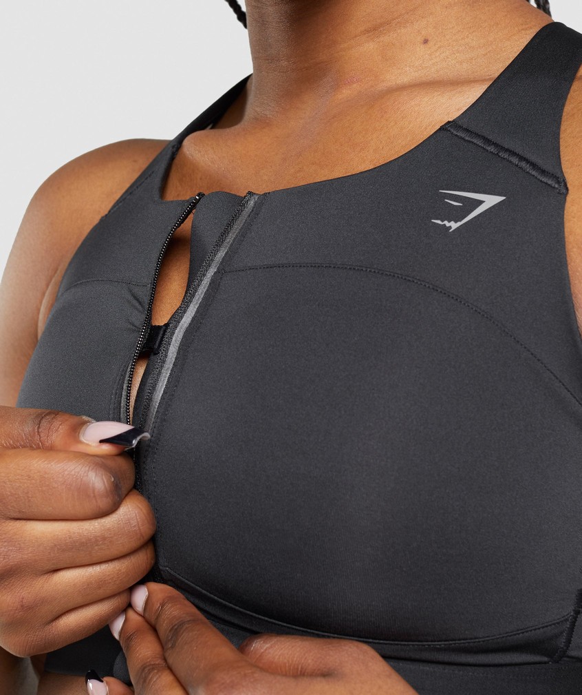 Black Women's Gymshark Speed Sports Bra | USA-79538