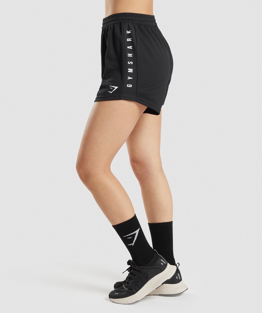 Black Women's Gymshark Sport Loose Shorts | USA-96137