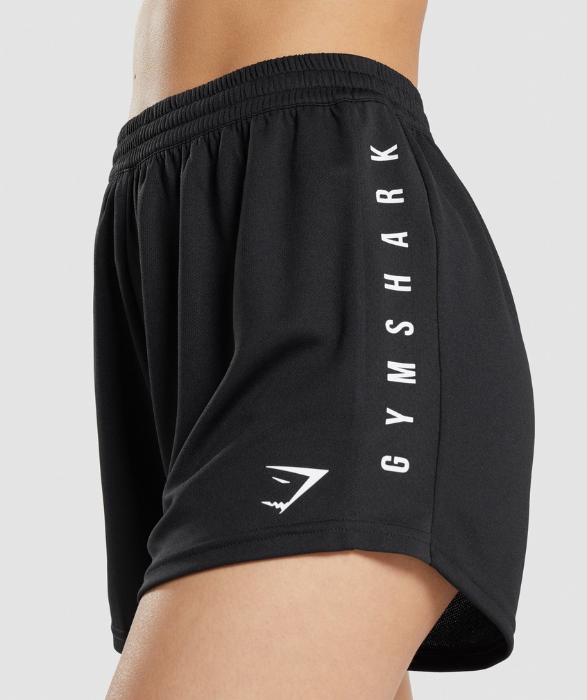 Black Women's Gymshark Sport Loose Shorts | USA-96137