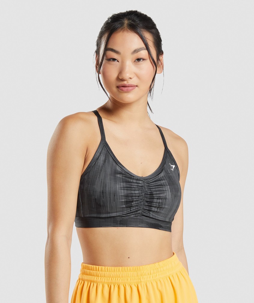 Black Women\'s Gymshark Sport Sports Bra | USA-09365