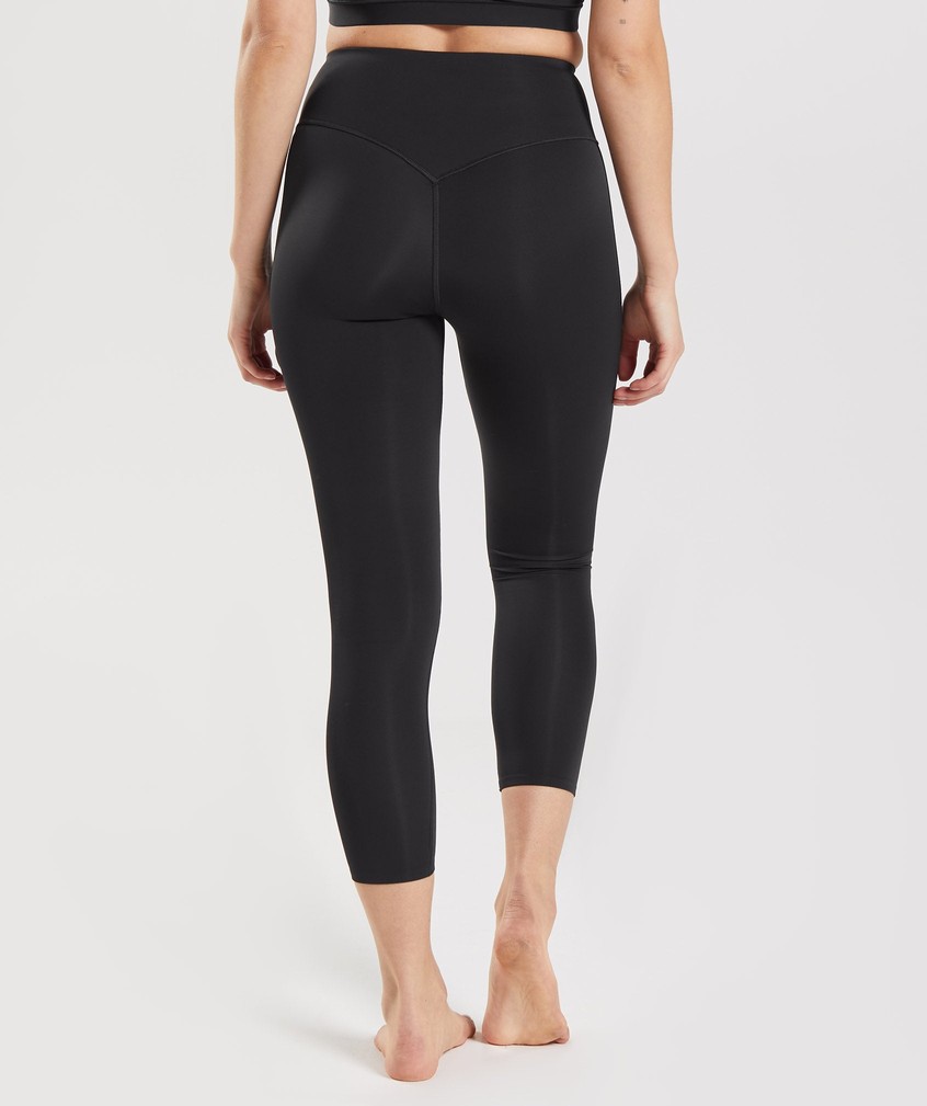 Black Women's Gymshark Studio 7/8 Leggings | USA-61829