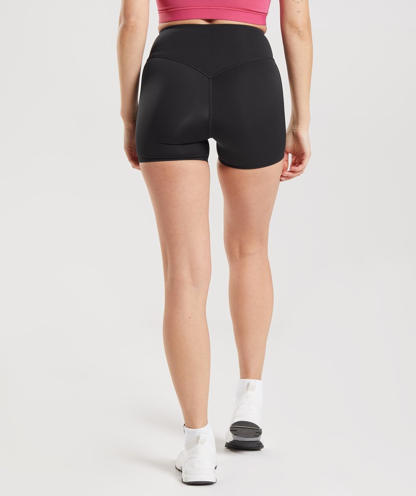 Black Women's Gymshark Studio Shorts | USA-25193