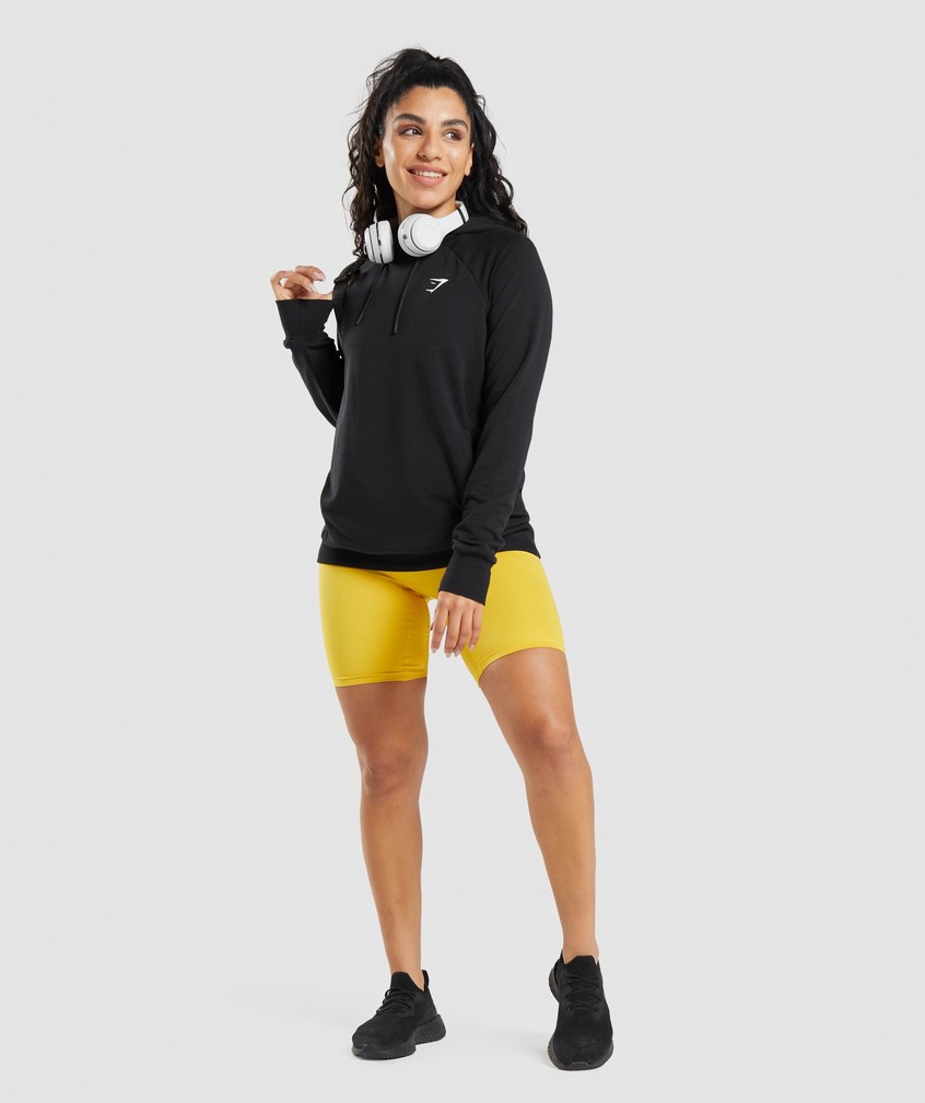 Black Women's Gymshark Training Hoodie | USA-18920