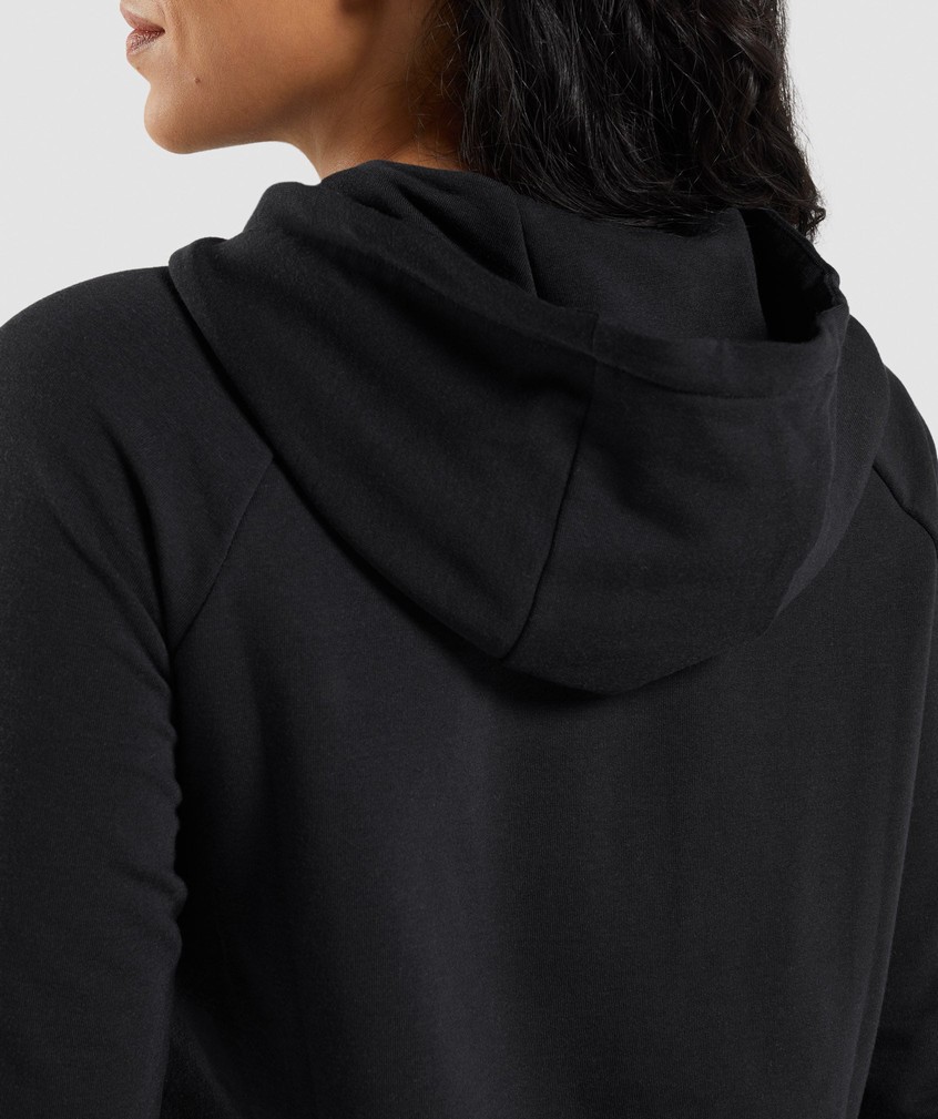 Black Women's Gymshark Training Hoodie | USA-18920