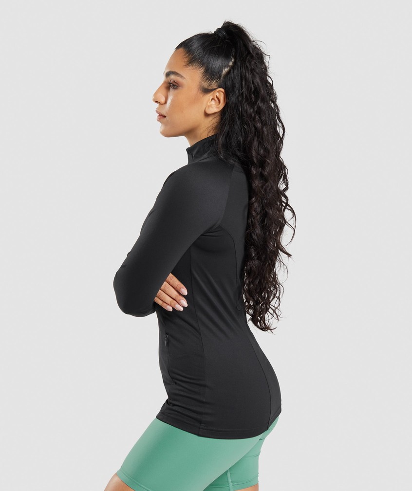 Black Women's Gymshark Training Jackets | USA-51698