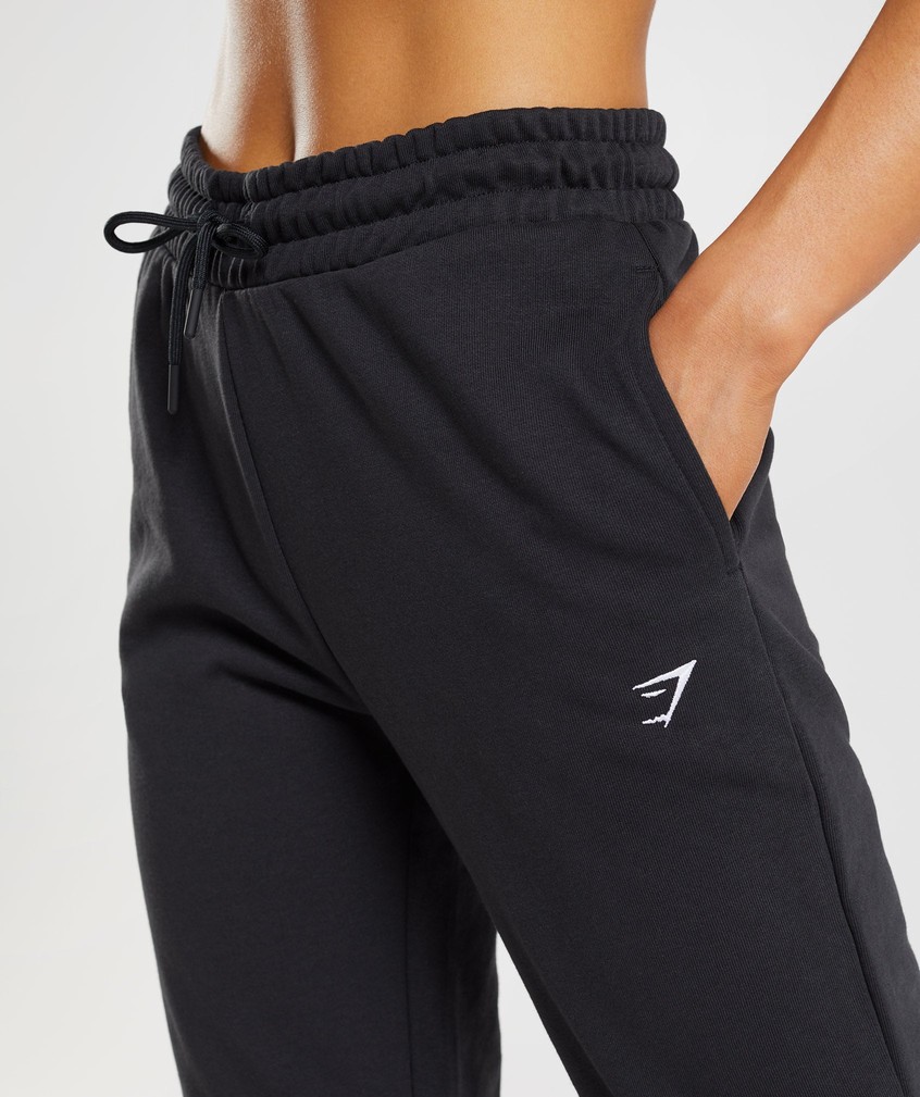 Black Women's Gymshark Training Joggers | USA-14297