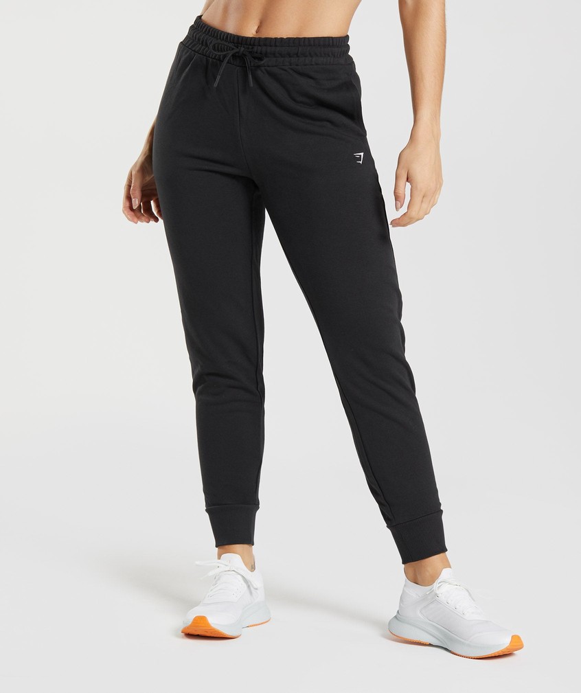 Black Women\'s Gymshark Training Joggers | USA-18735