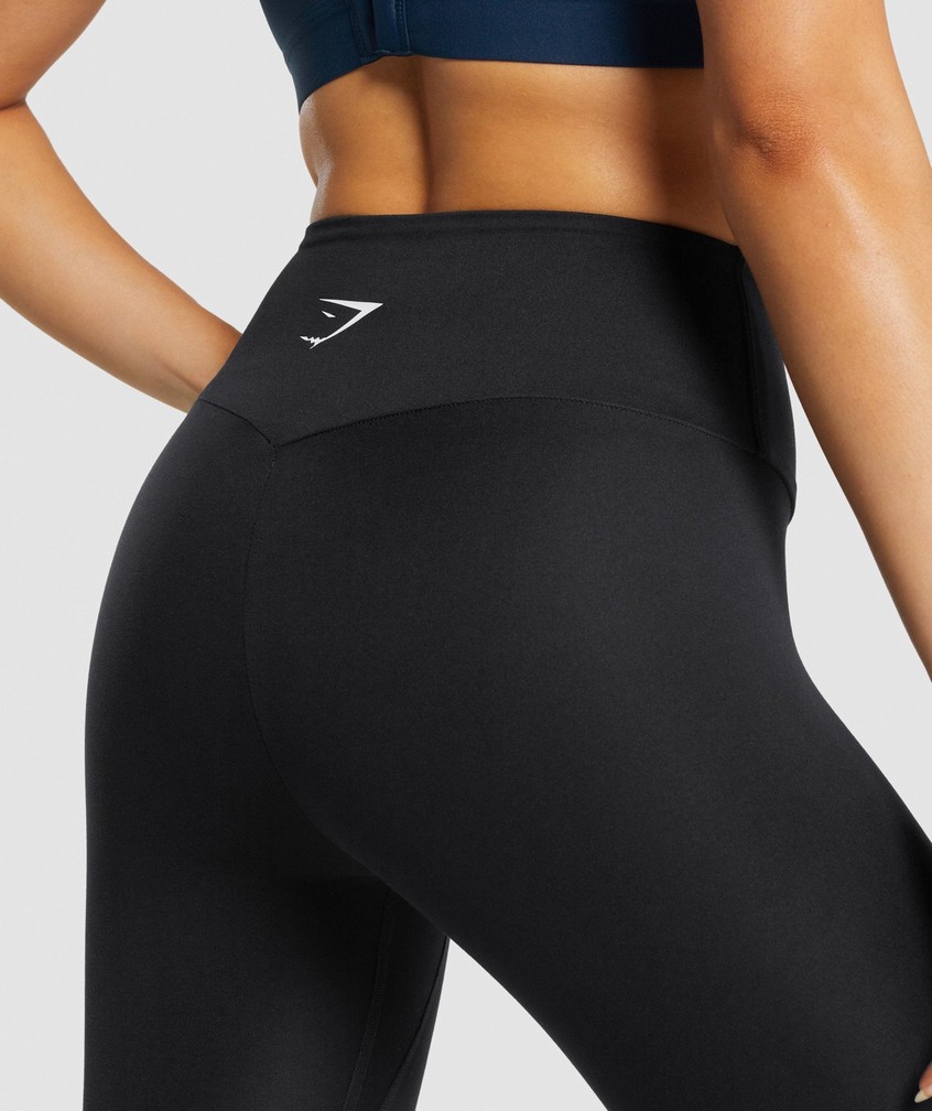 Black Women's Gymshark Training Leggings | USA-69548