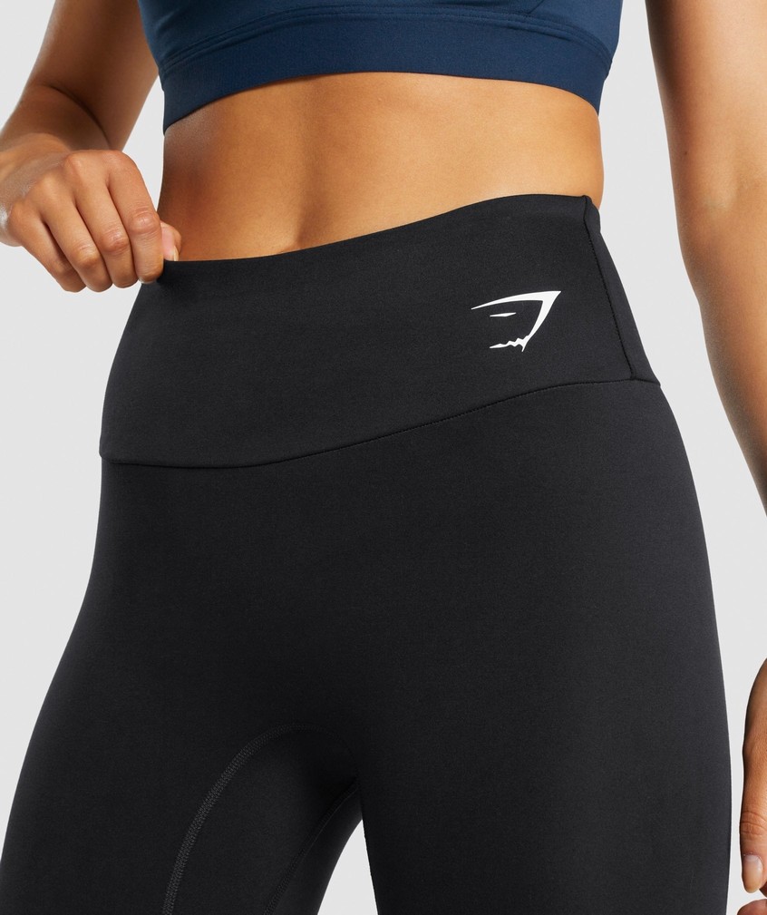 Black Women's Gymshark Training Leggings | USA-69548