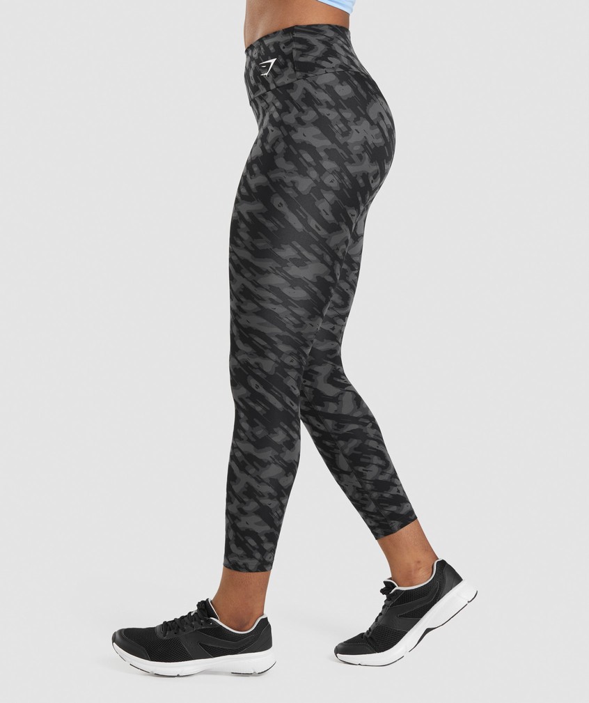 Black Women's Gymshark Training Leggings | USA-86741