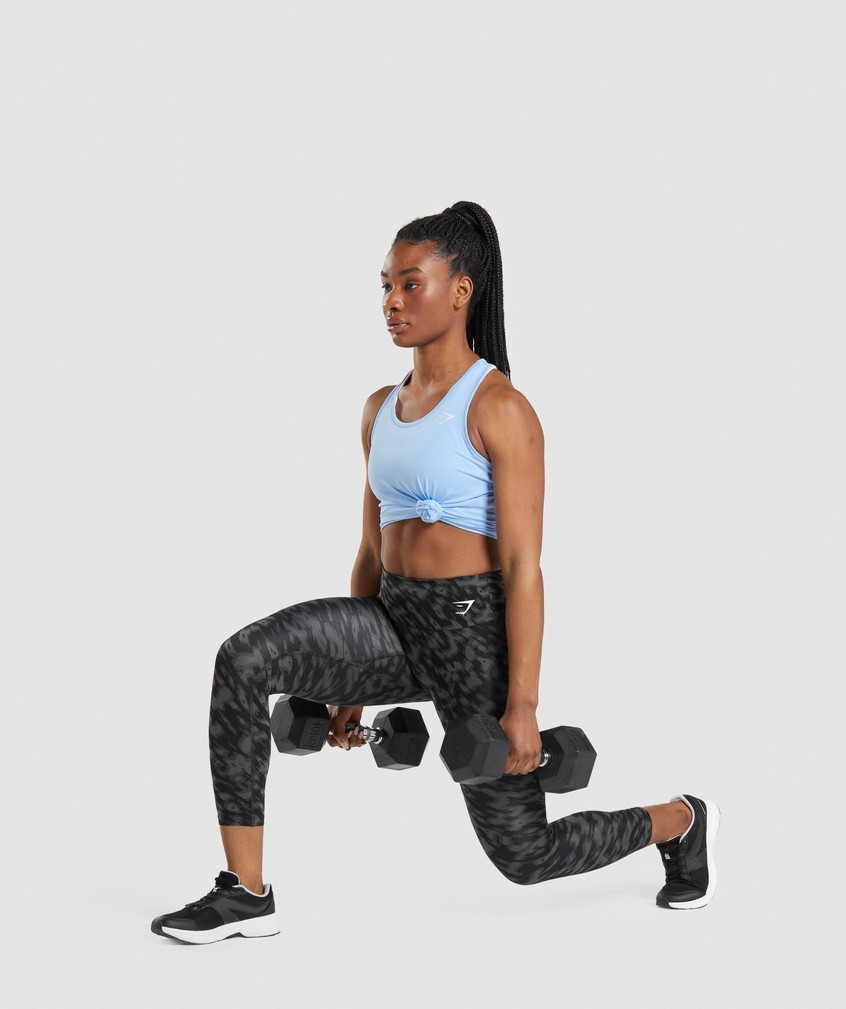 Black Women's Gymshark Training Leggings | USA-86741