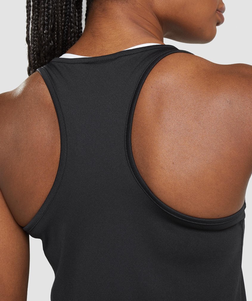 Black Women's Gymshark Training Vest | USA-50649