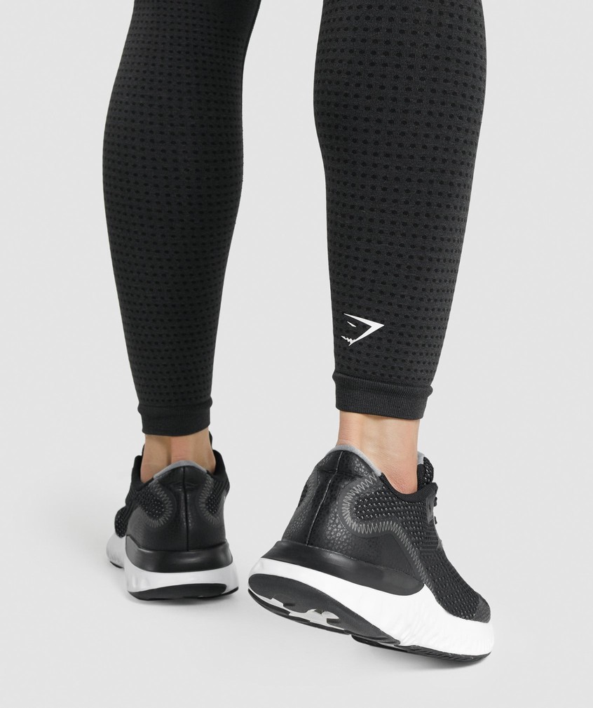 Black Women's Gymshark Vital Seamless 2.0 Leggings | USA-53102