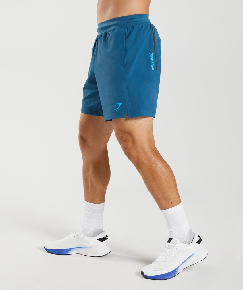 Blue Men's Gymshark Apex 8