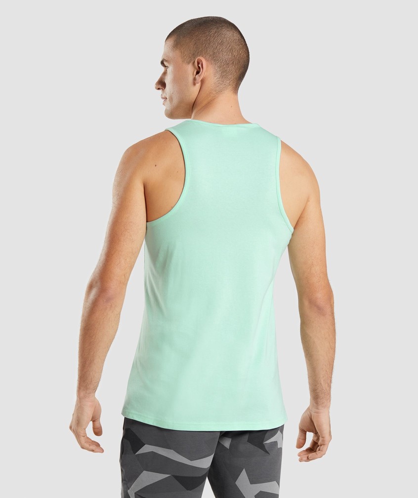 Blue Men's Gymshark Critical Tank | USA-38974