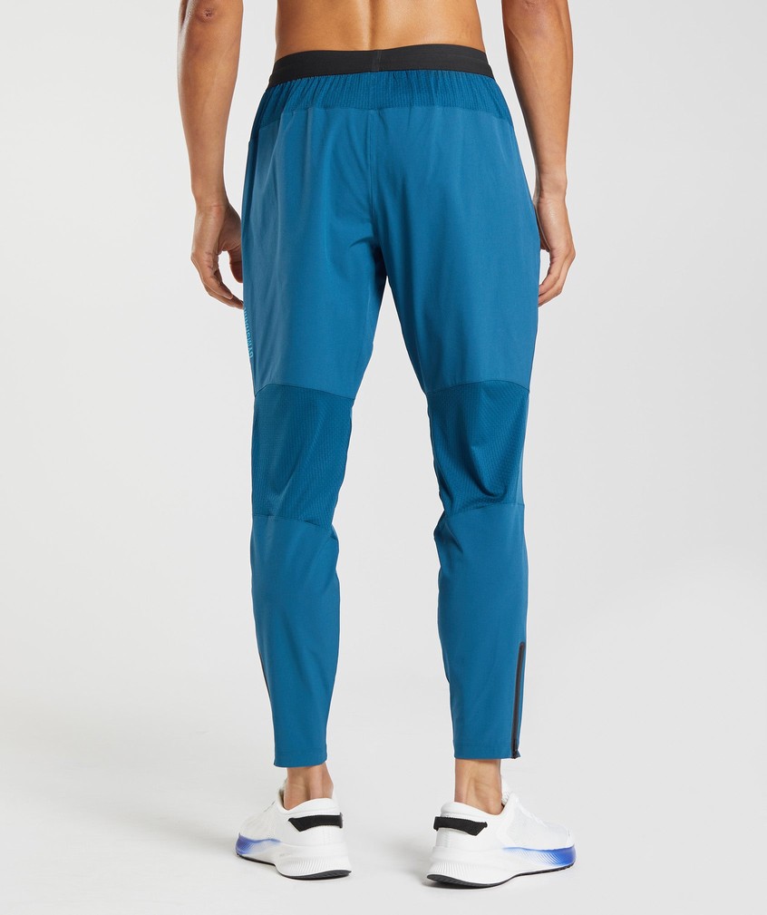 Blue Men's Gymshark Hybrid Woven Joggers | USA-32594